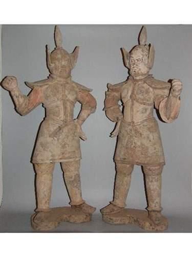 TANG (618 - 907 ap. J.C.)
Paire de guerriers...