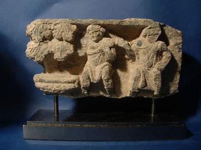 null ART GRECO-BOUDDHIQUE DU GANDHARA (Ier - Vème siècle ap. J.C.)
Bas-relief représentant...