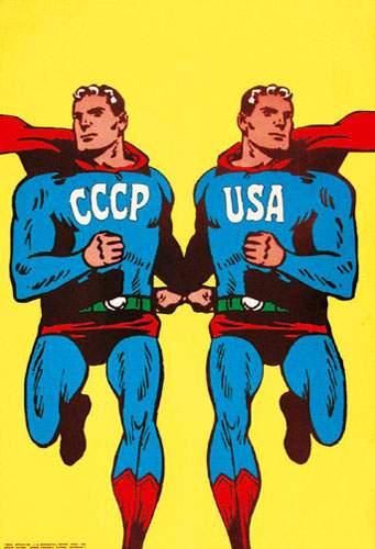 null ORIENTALISME / ORIENTALIST
C.C.C.P. - U.S.A. 1968
CIESLEWISZ
Opus d'après Superman....