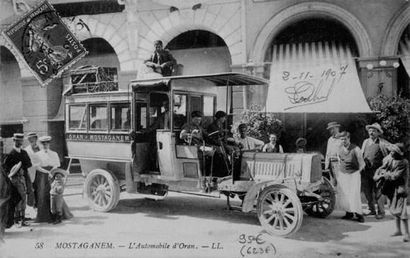 null 14 Cartes Postales. - « Algérie. Automobiles.
Oran et Touggourt ».