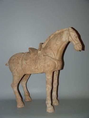 SUI (589 - 618 ap. J.C.)
Cheval sellé, et...