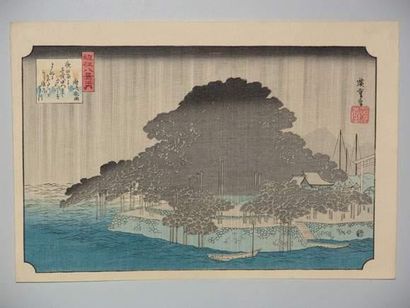 JAPON
Estampe de Hiroshige, série des huit...
