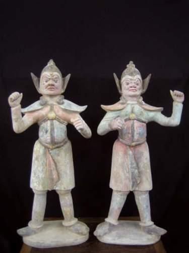 TANG (618 - 907 ap. J.C.)
Paire de guerriers...