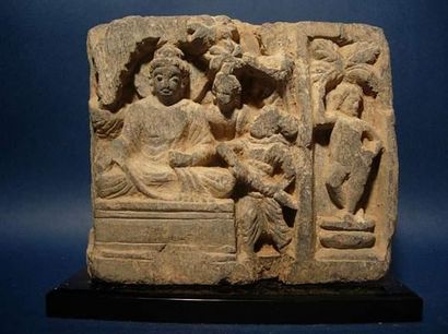 null ART GRECO-BOUDDHIQUE DU GANDHARA (Ier - Ve siècle ap. J.C.)
Stèle représentant...