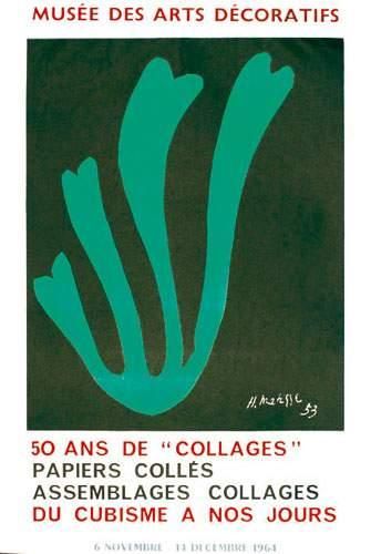 null AFF. DE GALERIES, DE PEINTRES / ARTISTS POSTERS
50 ans de "collages" 1953
MATISSE...