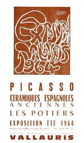 null AFF. DE GALERIES, DE PEINTRES / ARTISTS POSTERS
Céramiques espagnoles 1964 Vallauris
PICASSO
1964....