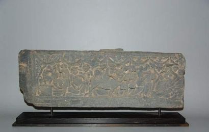 null ART GRECO-BOUDDHIQUE DU GANDHARA (Ier - Vème siècle ap. J.C.)
Scène de bacchanale...