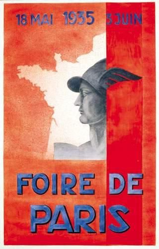 null Foire de Paris 1935
Gouache / Gouach B.E. B + Taches d'humidité. / Water stains.
116...