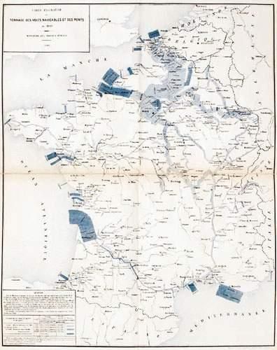 null Tonnage des Voies Navigables et des Ports en 1888
Regnier Paris
Aff. N.E. B.E....