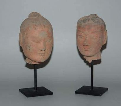 null HAN (206 av. J.C. - 220 ap. J.C.)
*Deux têtes de Stickman.
En terre cuite à...