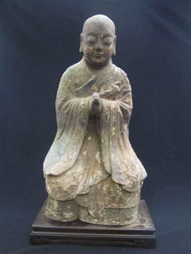 YUAN (1279 - 1368 ap. J.C.)
Lohan assis en...
