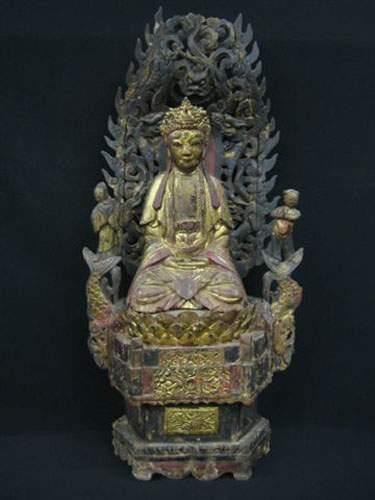 MING (1368 - 1643 ap. J.C.)
Bodhisattva assis...