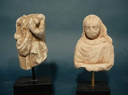 null ART GRECO-BOUDDHIQUE DU GANDHARA (Ier - Vème siècle ap. J.C.)
Deux fragments...