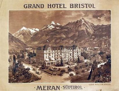 null Grand Hotel Bristol
Meran Südtirol.
Kaufbeuren Bayern
68 x 91 cm
Aff. N.E. B.E....