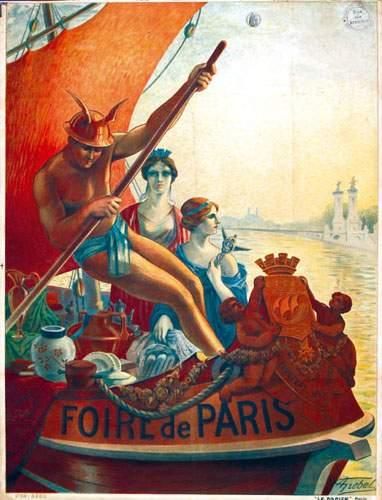 null Foire de Paris
GREBEL
Fluctuat.
Le Papier Paris
101 x 76 cm
Aff. N.E. B.E. B...