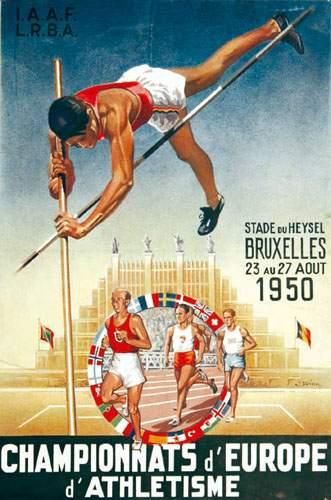 null Championnats d'Europe d'Athletisme
Bruxelles
PRION. J
Stade du Heysel Bruxelles...