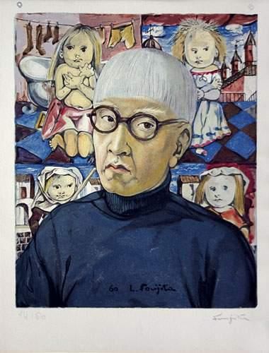 Tsuguharu-Léonard FOUJITA (1886-1968)
« Autoportrait...