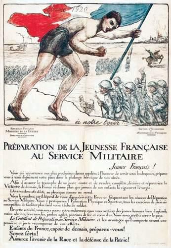 null GUERRE 14 - 18 / 1914 - 1918 WAR
Préparation de la jeunesse française au service...
