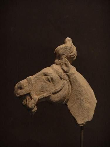 null *ART GRECO-BOUDDHIQUE DU GANDHARA (Ier - Vème siècle ap. J.C.)
Tête de cheval...