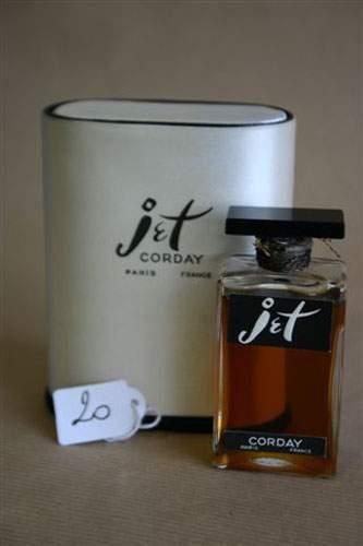 Corday, « Jet », flacon en verre titré, coffret...