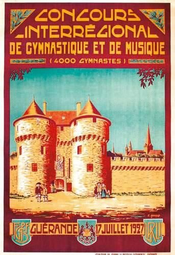 null 44 LOIRE ATLANTIQUE
Concours Interrégional de Gymnastique et de Musique 1927
Guérande...