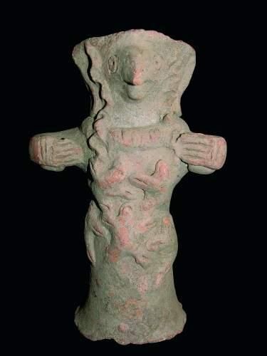 null BAJAUR (Ier millénaire av. J.C.)
Idole déesse mère à visage zoomorphe, des enfants...