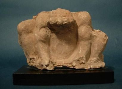 null ART GRECO-BOUDDHIQUE DU GANDHARA (Ier - Vème siècle ap. J.C.)
Atlante en stuc....