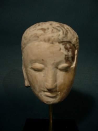 null ART GRECO-BOUDDHIQUE DU GANDHARA (Ier - Vème siècle ap. J.C.)
Visage de Bouddha...