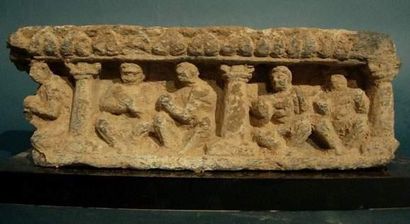 null ART GRECO-BOUDDHIQUE DU GANDHARA (Ier - Vème siècle ap. J.C.)
Frise représentant...