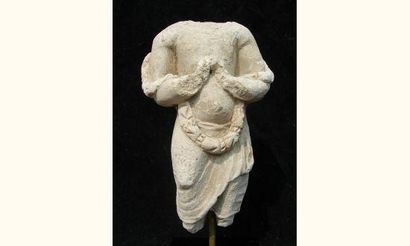 null ART GRECO-BOUDDHIQUE DU GANDHARA (Ier - Vème siècle ap. J.C.)
Torse de donateur...