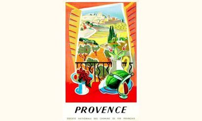 Provence PAL SNCF. 1959. French National...
