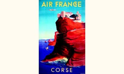 Air France ERIC Corse Havas France 1952 100...