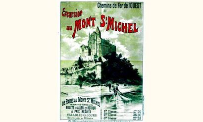 null Le Mont St Michel
FRAIPONT
Chemins de fer de L'Ouest.
Moreau Paris
105.5 x 75...