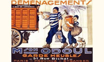 null Déménagement Odoul 1927 Paris
Garde meubles.
Imp. Picard et Robillon Paris
150...