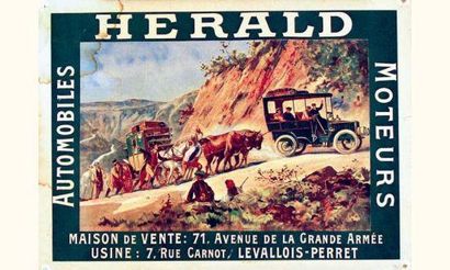 null Herald Levallois-Perret
(Hauts-de-Seine)
Automobiles, moteurs.
26 x 35.5 cm
Aff....
