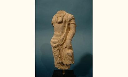 null ART GRECO-BOUDDHIQUE DU GANDHARA (Ier - Vème siècle ap. J.C.)
Torse de Boddhisattva...