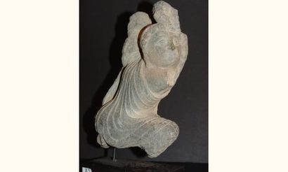null ART GRECO-BOUDDHIQUE DU GANDHARA (Ier - Vème siècle ap. J.C.)
Fragment de bas...