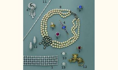 Photo 4 1. Bracelet ruban, en or et diamants...