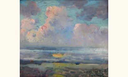 Eugène CHIGOT (1860-1927) « Etude de ciel...