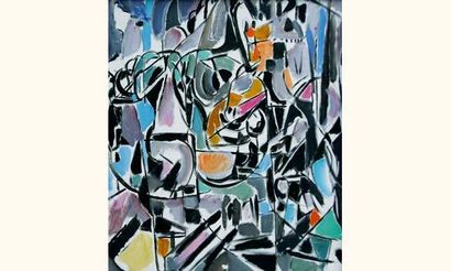 null André LANSKOY (1902-1976)
« Composition »
Huile sur toile. Signée du cachet...