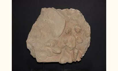 null ART GRECO-BOUDDHIQUE DU GANDHARA (Ier et Veme ap. J.C.)
Fragment de bas relief...