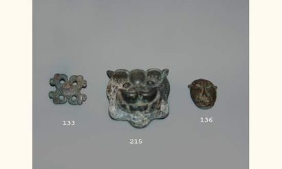 null TANG (618-907 ap. J.C.)
Ornementation de mobilier en forme de tête de tigre...