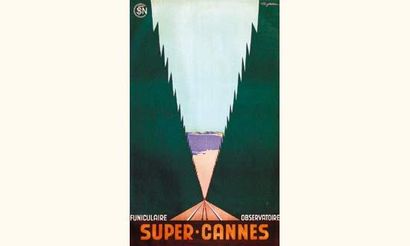 null Super.Cannes
Funiculaire. Observatoire.
Robaudy Cannes
100 x 62 cm
Aff. N.E....