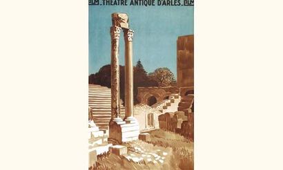 null Théâtre Antique d'Arles
PLM.
Léo Lelée
Lucien Serre & Cie Paris
100 x 62 cm
Aff....