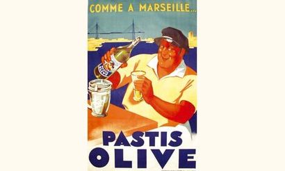 null Pastis Olive
Comme à Marseille…
MARC
Editions Publi-Vente Paris
200 x 130 cm
Aff....