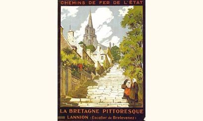 null La Bretagne Pittoresque. Lannion.
Escalier de Brelevenez.
FOUSSAINT Maurice
Courtois...