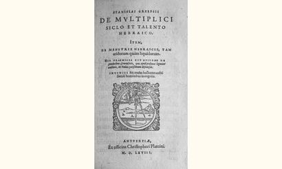 null marianee (Ioannis). - De Ponderibus et Mensuris.
Moguntiae 1605 Typis Balthasaris...