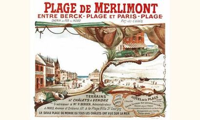 null Plage de Merlimont
NOGARO C.
Entre Berck-Plage et Paris-Plage. Chemin de Fer...