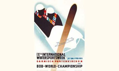 null Bob
IX International Wintersports week. Garmisch-Partenkirchen. And Bob World-Championship....
