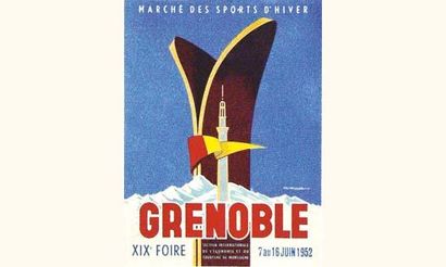 null Grenoble - XIXè Foire - 1952
GORDE G.
Marché des sports d'hiver.
Gorde Grenoble
32...